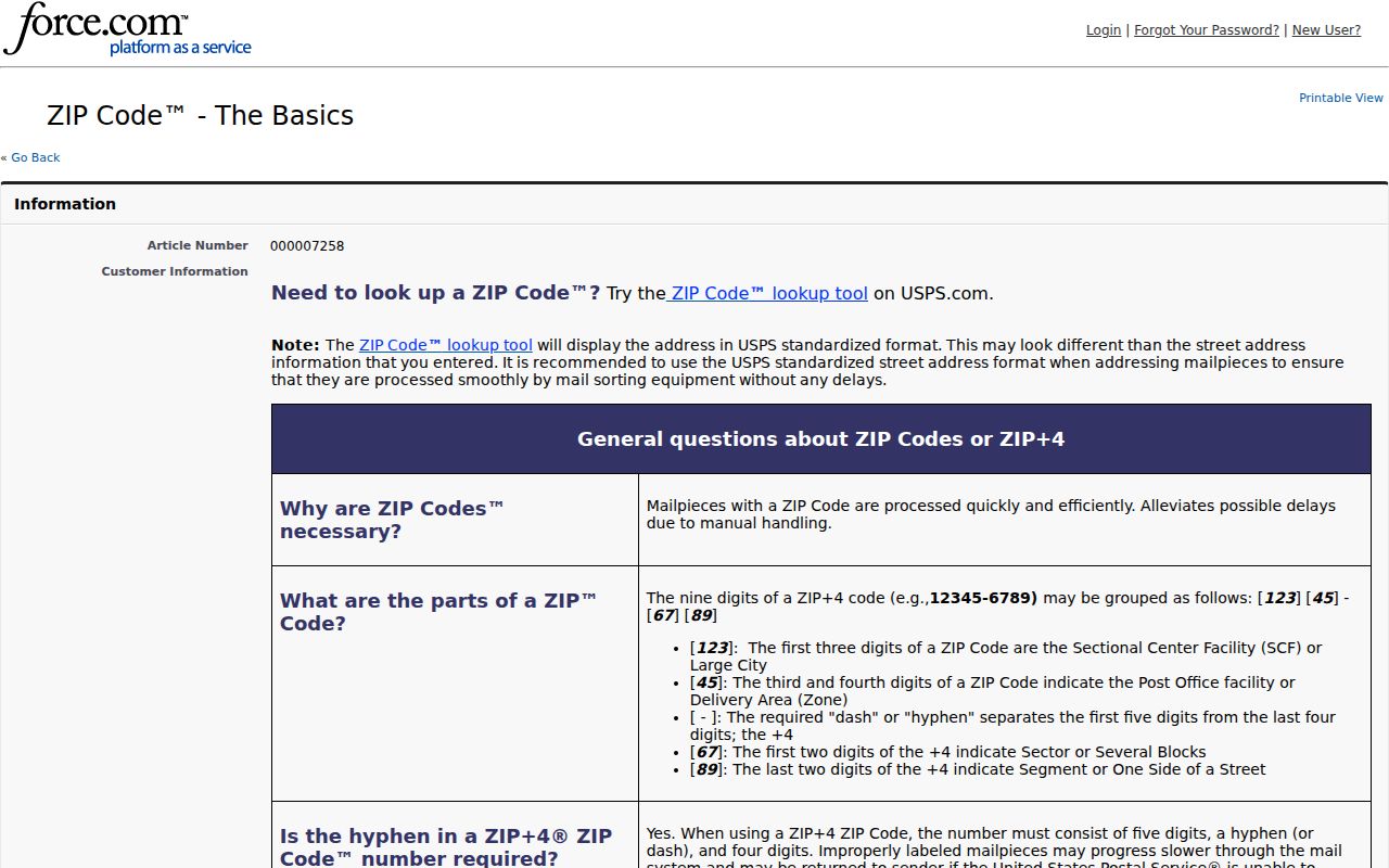 Galloway ZIP directory USPS delivery geography guidance